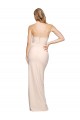 Cubierta Sin tirantes Crepé Elástico Largo Formales Vestidos de dama de honor / Vestidos de fiesta